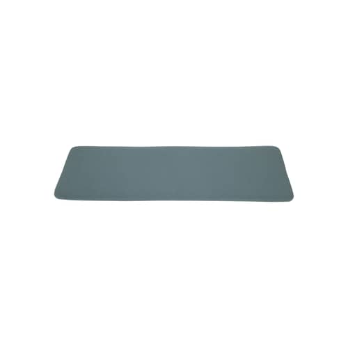 Accessoire / Coussin pour banc Curva - 95,5 x 32 cm - AYTM - Bleu bouclé - Mousse polyuréthane, Tissu bouclé