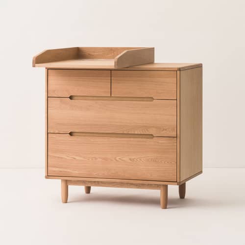 Accessoire pour commode Pure / Table à langer - NOBODINOZ - Accessoire : table à langer - Chêne massif