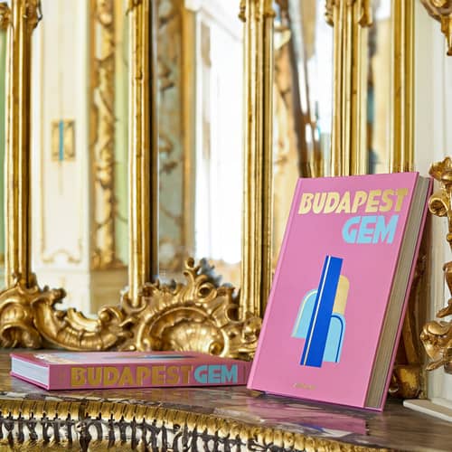 Libro Budapest gem carta multicolore / Lingua inglese - Editions Assouline - Un gioiello di Budapest - Carta, Lino