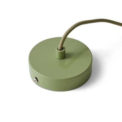 Suspension Bulb céramique vert / Ø 13 x H 15,2 cm - HK LIVING - Vert pistache - Grès émaillé