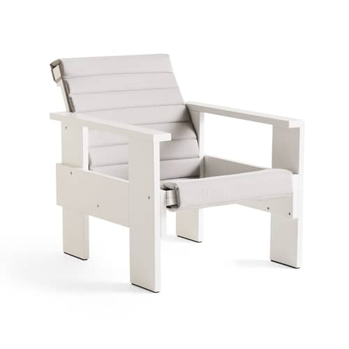 Fauteuil lounge Crate Outdoor / Gerrit Rietveld, 1934 - Hay - Blanc - Pin massif