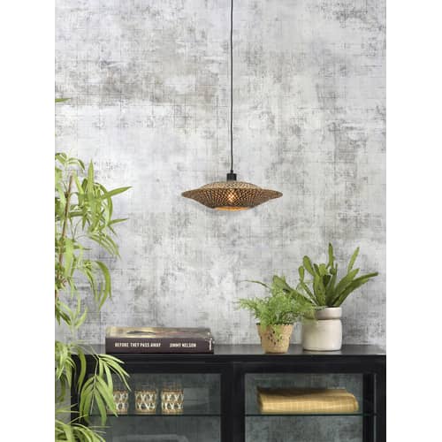 Pendelleuchte Bali Small holz natur / Bambus - Ø 44 cm - GOOD&MOJO - Ø 44 cm / Natur & schwarz - Bambus