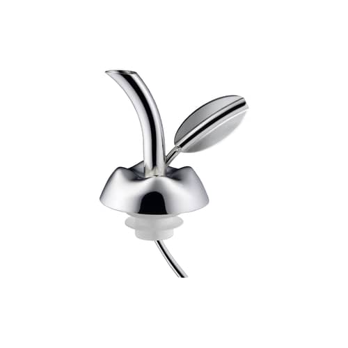 Fior d\'olio Pourer metal For oil bottle - Alessi - Steel - Stainless steel, Thermoplastic resin