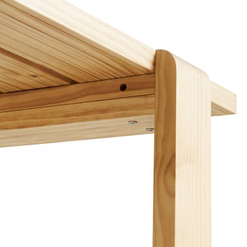 Weekday Rectangular table natural wood / 230 x 83 cm - Wood - Hay - Natural pine - FSC-certified solid pine