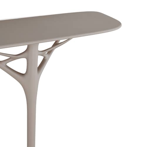 Wandkonsole A.I. plastikmaterial grau / B 75 x T 24 cm - Mit künstlicher Intelligenz entworfen / Recycelt - Kartell - Grau - Recyceltes thermoplast. Technopolymer