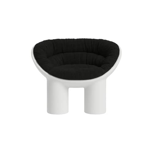 Accessoire / Coussin INDOOR pour fauteuil Roly Poly - Driade - Noir (coton Bonifacio 91) - Coton