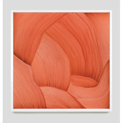 Ronan Bouroullec DRAWING Poster #12 額縁付き The Wrong Shop Ronan Bouroullec - Drawing 12 Poster - red