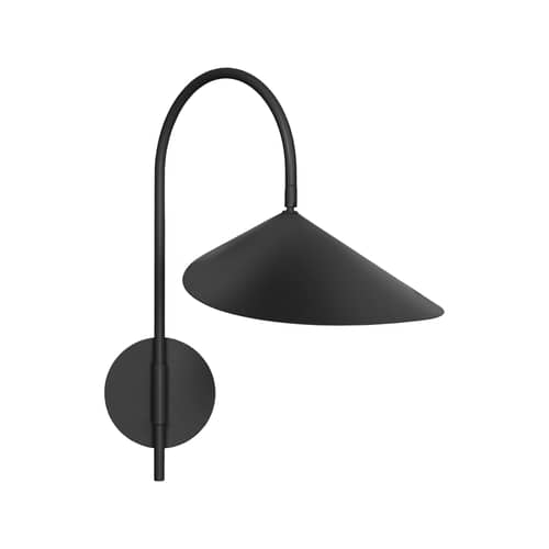 Applique orientable Arum métal noir - Ferm Living - Noir - Aluminium, Fer