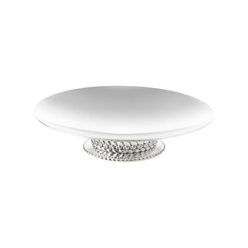 Centrotavola Babylone metallo / Ø 40 x H 9 cm - Christofle - Placcato argento - Metallo argentato
