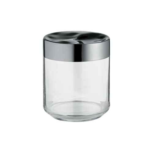 Contenitore ermetico Julieta metallo vetro trasparente Ermetico - 75 cl - Alessi - 75 cl - Vetro & acciaio - Acciaio inossidabile, Vetro