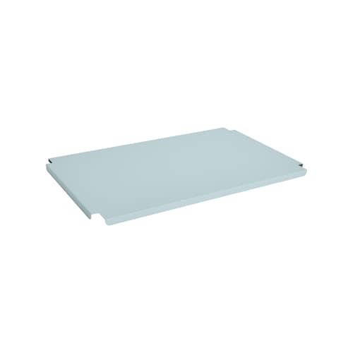 Couvercle  métal bleu / Pour panier Colour Crate Large 34,5 x 53 cm - Hay - Bleu Dusty - Acier