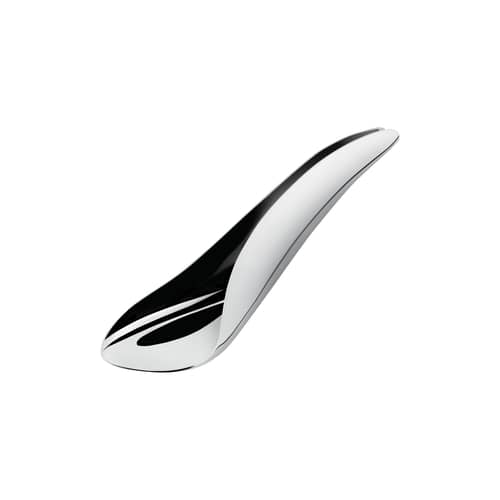 Cuillère à thé Tèo métal / Cuillère-essoreuse pour sachet de thé - Alessi - Acier brillant - Acier inoxydable poli
