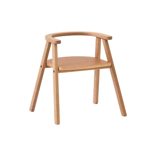 Kinderstuhl Growing Green holz natur - NOBODINOZ - Eiche natur - massive Eiche