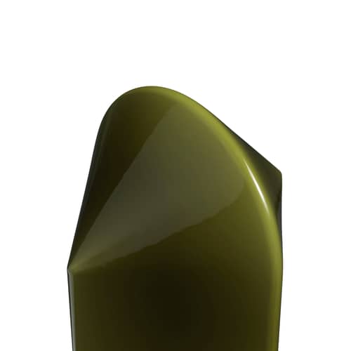 Lampe de table Parade LED verre vert / H 24 cm - Hay - Vert mousse - Verre