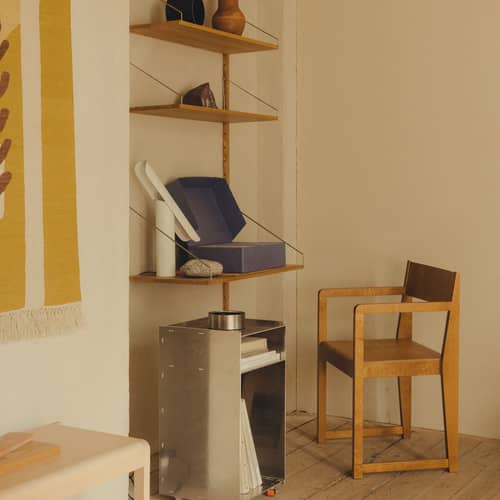 Sessel Chair 01 holz natur - Frama  - Warmes Braun - Birke, massiv, Birkenholzfurnier