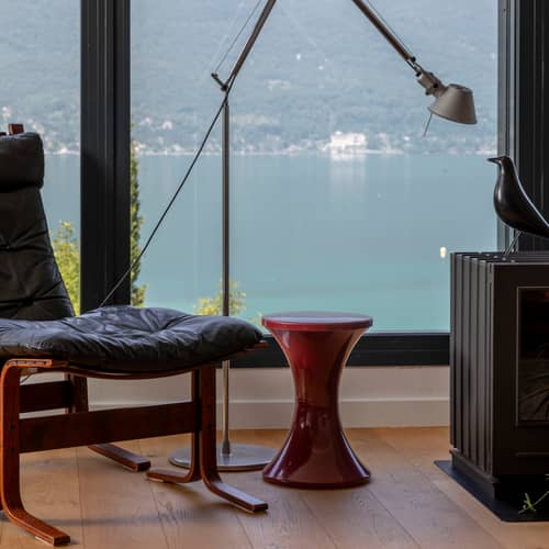 Stamp Edition Tam Tam Pop Stool burgundy Made In Design UK