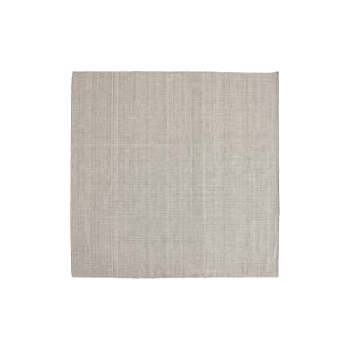 Tapis d\'extérieur Haze gris / 230 x 230 cm - Hay - Gris clair - Polyester recyclé, Viscose