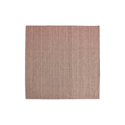 Tapis d\'extérieur Haze rouge / 230 x 230 cm - Hay - Rouge fer - Polyester recyclé, Viscose