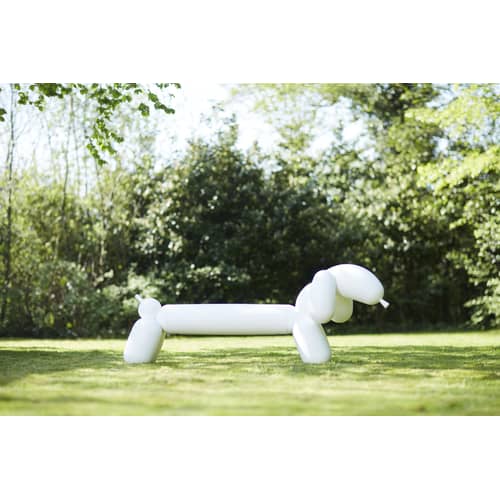 Banc Attackle! plastique blanc / L 195 cm - 2 places - Fatboy - Blanc - Polyéthylène recyclé