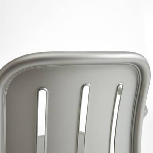 Fauteuil empilable Deville métal gris - Hay - Gris argent - 
