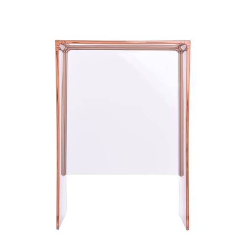 Beistelltisch Max-Beam plastikmaterial rosa / Hocker - Kartell - Hautfarben - PMMA