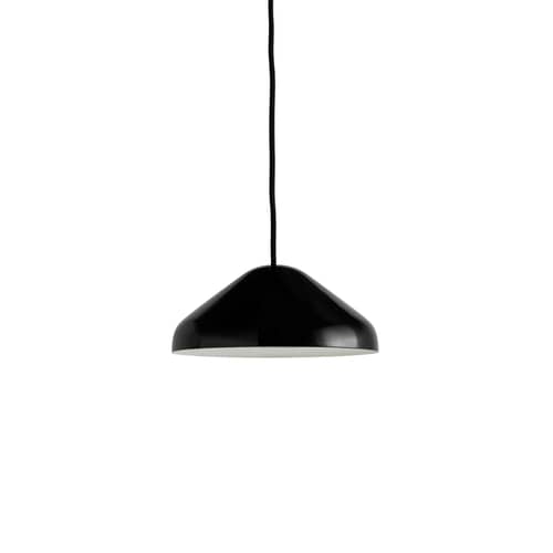 Pao Small Pendant metal black / Ø 23cm - Steel - Hay - Black - Powder coated steel