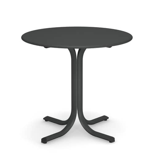 Table ronde System métal multicolore / Ø 120 cm / Modèle d\'exposition - Emu - Fer Antique - Acier peint