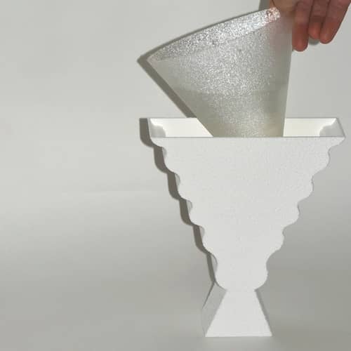Vase Iter Bowl - Argot Studio - Blanc - Bioplastique