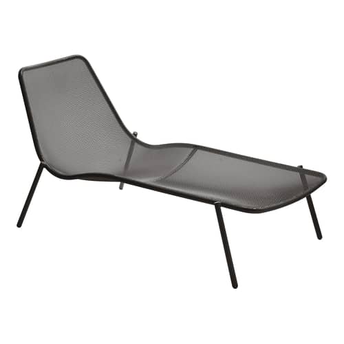 Transat fixe Round métal marron  / Seconde vie - Emu - Bronze - Acier