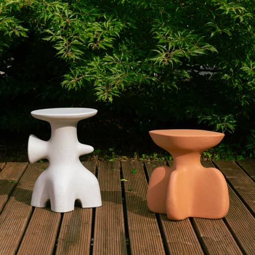 Tabouret Archeo plastique vert / H 38.7 cm - Jaime Hayón - Magis - Vert nature - Polyéthylène