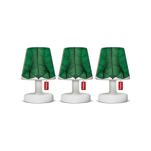 Mini Cappie Accessory plastic material green / Set 3 Lampshades Mini Cappie for Lamp Edison the Mini - Fatboy - Be Leaf - Polythene