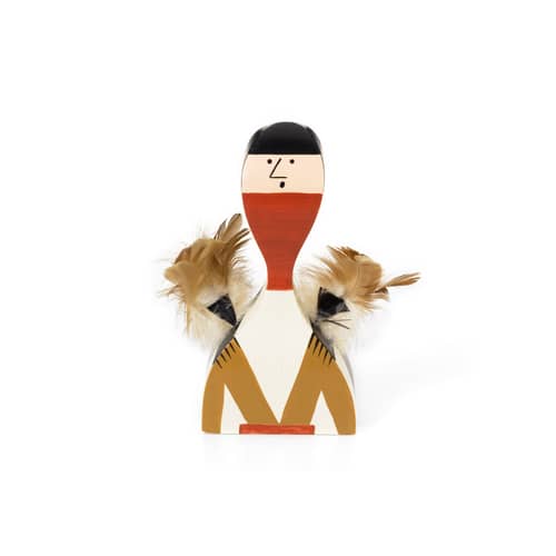 Dekoration Wooden Dolls - No. 10 holz bunt / By Alexander Girard, 1952 - Vitra - Nr. 10 - Tanne