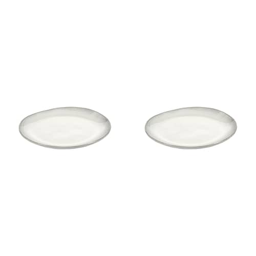 Dessertteller La Mère keramik weiß / Ø 18 cm - 2er-Set - Serax - Naturweiß - Sandstein