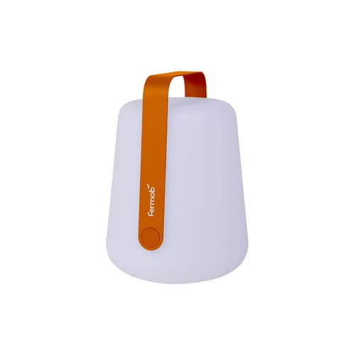 Lampe extérieur sans fil rechargeable Balad 2 métal orange / H 38 cm - Fermob - Orange confite - Aluminium, Polyéthylène