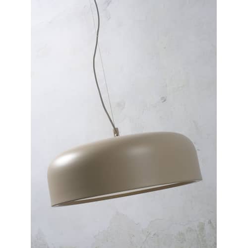 Pendelleuchte Marseille metall beige / Metall - Ø 48 cm - It\'s about Romi - Sandfarben - Eisen