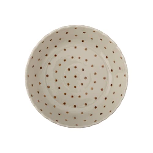 Salatschüssel Chip - Pop Corn keramik rosa / Ø 24 x 7 cm - Bloomingville - Chips / Rosa / Ø 24 x H 7 cm - Sandstein