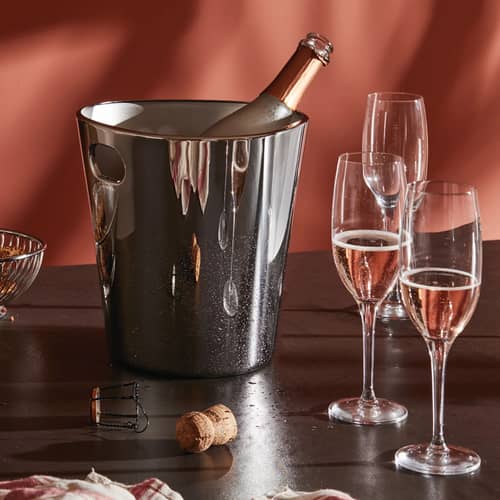 Seau à champagne Bolly métal - Alessi - Acier - Acier inoxydable