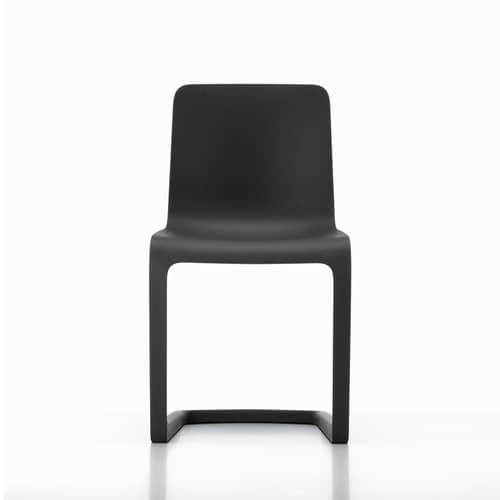 Stuhl EVO-C plastikmaterial grau / Polypropylen - Vitra - Graphitgrau - Polypropylen