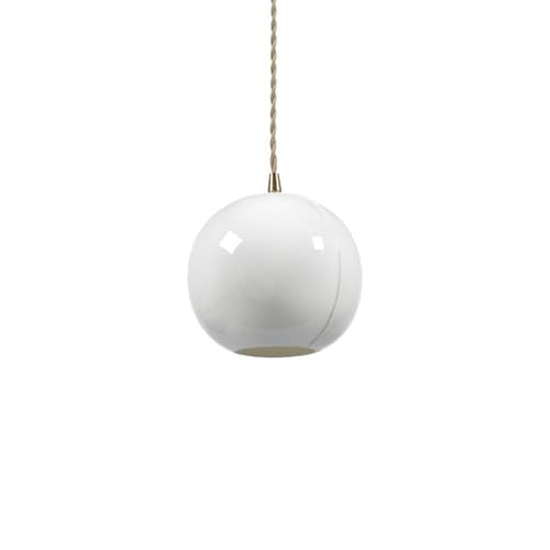 Suspension Cosmo céramique blanc / Ø 15.5 cm - Serax - Blanc - Porcelaine
