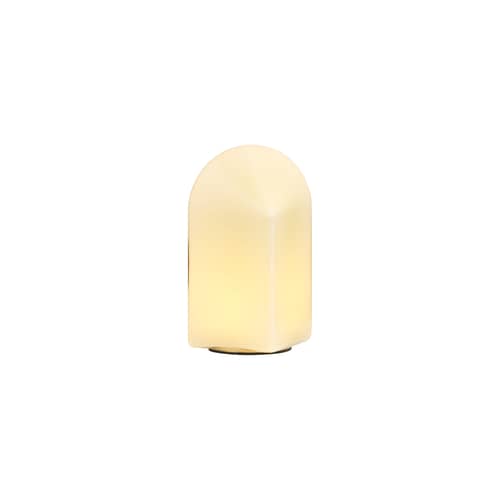 Parade LED Table lamp glass white / H 24 cm - Glass - Hay - White - Glass
