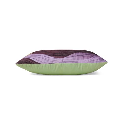 Cuscino Watercolours tessuto multicolore / 50 x 30 cm - HK LIVING - Multicolore - Cotone, Lino