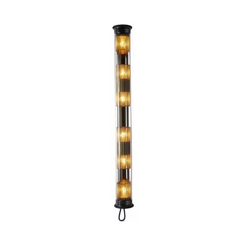 Applique d\'extérieur In The Tube 120-1300   / L 132 cm - DCW éditions - Or - Acier inoxydable, Laiton, Verre borosilicaté
