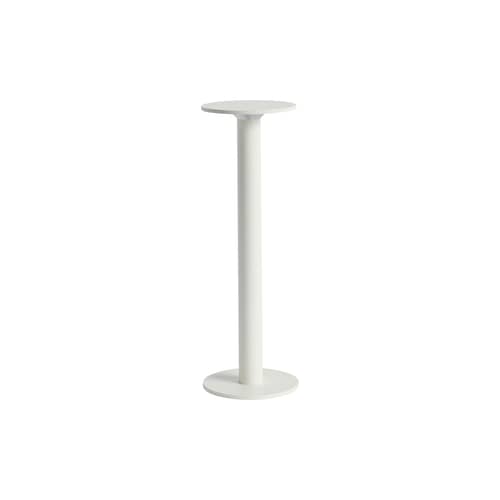 Lampe extérieur sans fil rechargeable Host Large / LED - H 30 cm / Fixation magnétique - Hay - Blanc crème - Acier thermolaqué, Aimant, Aluminium thermolaqué