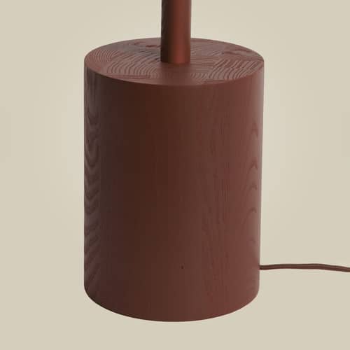 Stehleuchte Okinawa LED holz braun / 1 schwenkbarer Diffusor - GOOD&MOJO - Braun - Esche