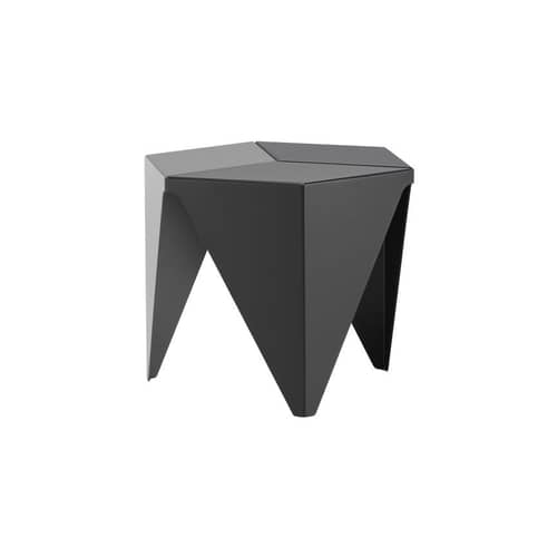Table basse Prismatic 1 / Isamu Noguchi, 1957 / 41 x 41 x H 37,5 cm - Vitra - Gris foncé (3 nuances) - Aluminium