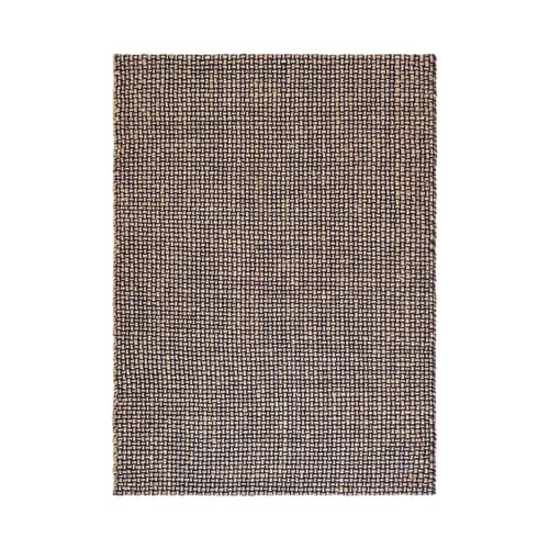 Tapis Weave bleu / 200 x 300 cm - Tom Dixon - Bleu - Jute, Laine