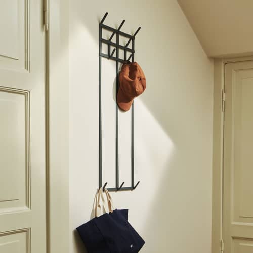 Wandgarderobe Tape Large von Hay - kohle