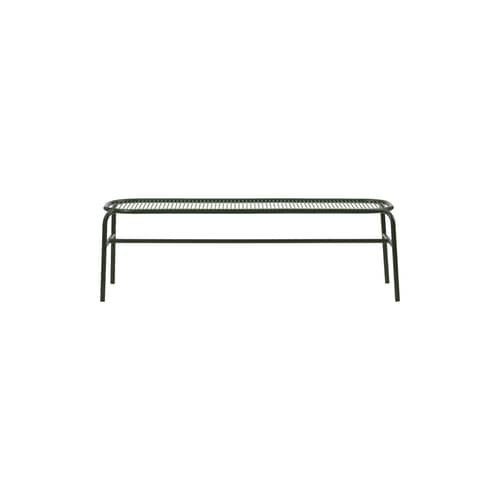 Banc Vig métal vert / L 150 cm - Normann Copenhagen - Vert - Acier thermolaqué