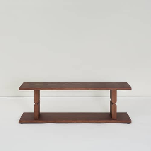 Etagère Coloured Wood Noon / L 118 x H 107 cm - NOBODINOZ - Bois foncé - Frêne
