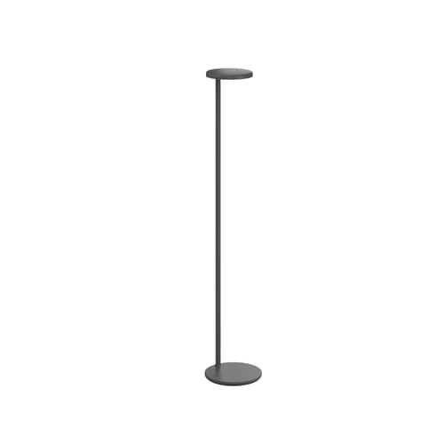 Lampadaire Oblique LED métal noir / Orientable - Flos - Anthracite mat - Aluminium